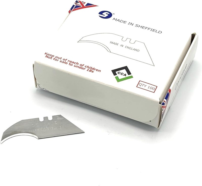 CCA Concave trimming knife blades x 100 - Image 3